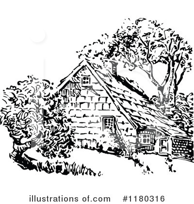 Cottage Clipart #1180316 by Prawny Vintage