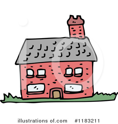 Royalty-Free (RF) House Clipart Illustration by lineartestpilot - Stock Sample #1183211