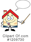 House Clipart #1209730 by Hit Toon