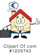 House Clipart #1209743 by Hit Toon