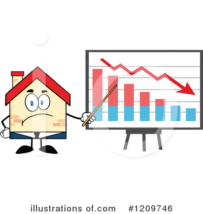 Royalty-Free (RF) House Clipart Illustration by Hit Toon - Stock Sample #1209746
