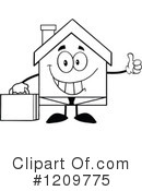 House Clipart #1209775 by Hit Toon