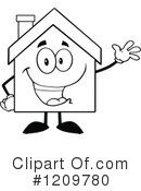House Clipart #1209780 by Hit Toon