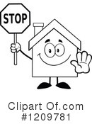 House Clipart #1209781 by Hit Toon