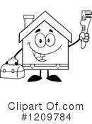 House Clipart #1209784 by Hit Toon