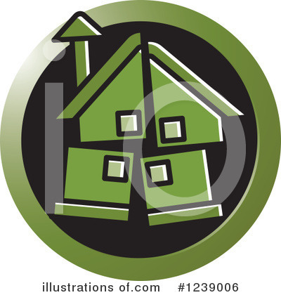 Royalty-Free (RF) House Clipart Illustration by Lal Perera - Stock Sample #1239006