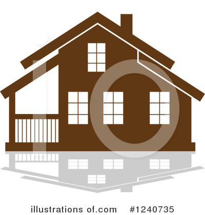 Royalty-Free (RF) House Clipart Illustration by Vector Tradition SM - Stock Sample #1240735