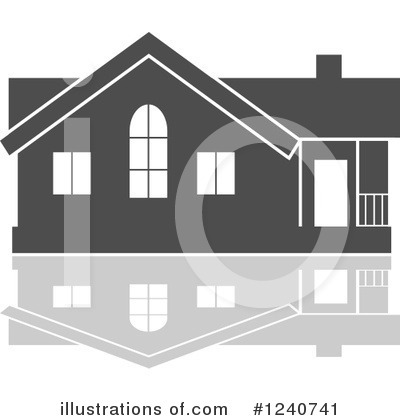 Royalty-Free (RF) House Clipart Illustration by Vector Tradition SM - Stock Sample #1240741