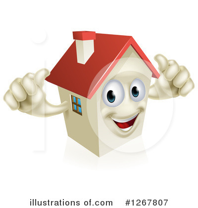 House Clipart #1267807 by AtStockIllustration