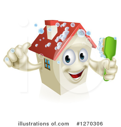 House Cleaning Clipart #1270306 by AtStockIllustration