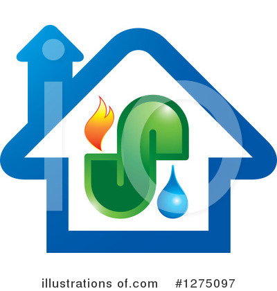 House Clipart #1275097 by Lal Perera
