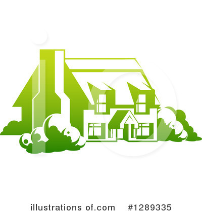 Royalty-Free (RF) House Clipart Illustration by AtStockIllustration - Stock Sample #1289335