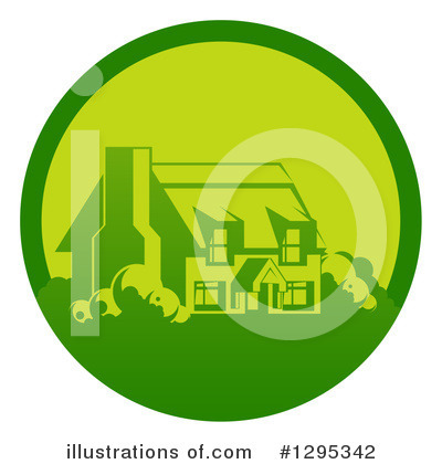 Farm House Clipart #1295342 by AtStockIllustration
