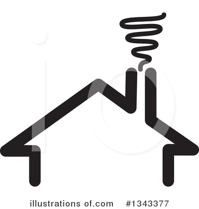 Royalty-Free (RF) House Clipart Illustration by ColorMagic - Stock Sample #1343377