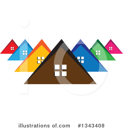 House Clipart #1343408 by ColorMagic