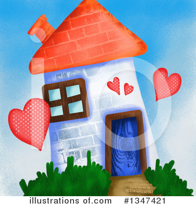 Royalty-Free (RF) House Clipart Illustration by Prawny - Stock Sample #1347421