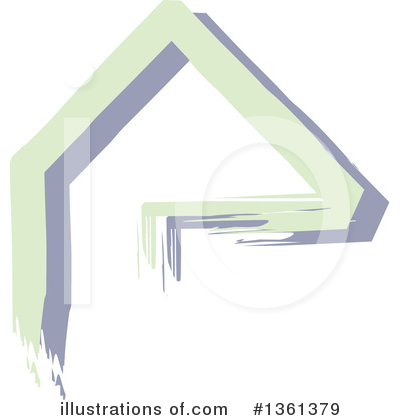 Royalty-Free (RF) House Clipart Illustration by KJ Pargeter - Stock Sample #1361379