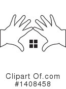 House Clipart #1408458 by Lal Perera