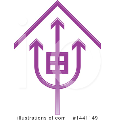 Royalty-Free (RF) House Clipart Illustration by Lal Perera - Stock Sample #1441149