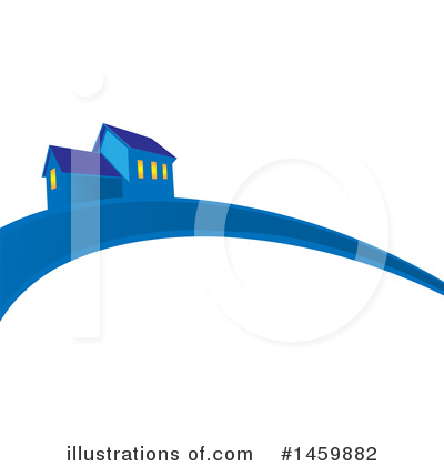 Royalty-Free (RF) House Clipart Illustration by Domenico Condello - Stock Sample #1459882