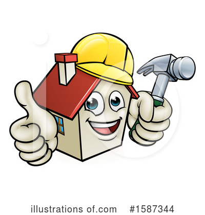 Royalty-Free (RF) House Clipart Illustration by AtStockIllustration - Stock Sample #1587344