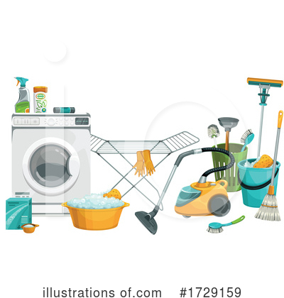 Cleaning Clipart #1729159 by Vector Tradition SM