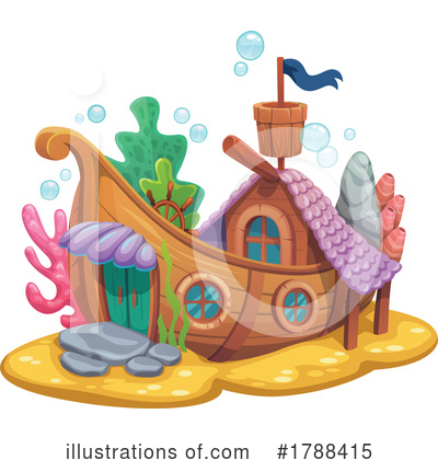 Sunken Ship Clipart #1788415 by Vector Tradition SM