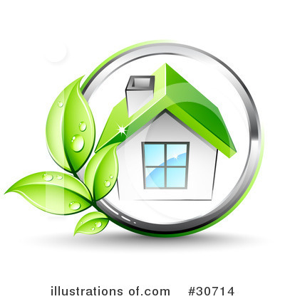 Royalty-Free (RF) House Clipart Illustration by beboy - Stock Sample #30714