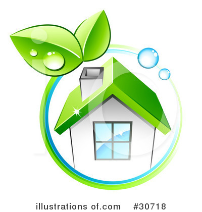 Royalty-Free (RF) House Clipart Illustration by beboy - Stock Sample #30718