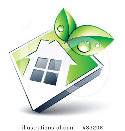 Royalty-Free (RF) House Clipart Illustration by beboy - Stock Sample #33208