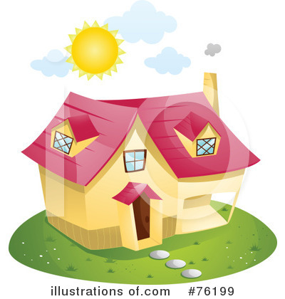 Royalty-Free (RF) House Clipart Illustration by BNP Design Studio - Stock Sample #76199