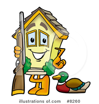 Royalty-Free (RF) House Clipart Illustration by Mascot Junction - Stock Sample #8260