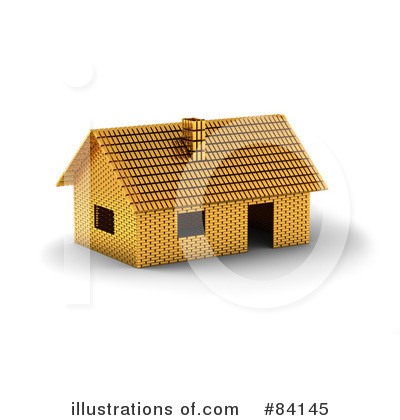 Royalty-Free (RF) House Clipart Illustration by stockillustrations - Stock Sample #84145