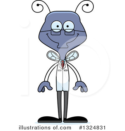 House Fly Clipart #1324831 by Cory Thoman
