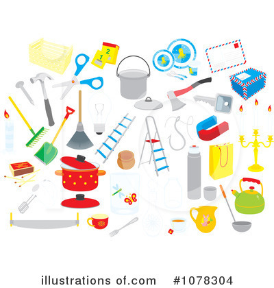 Dishes Clipart #1078304 by Alex Bannykh