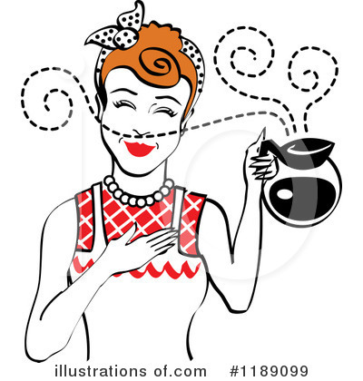 Royalty-Free (RF) Housewife Clipart Illustration by Andy Nortnik - Stock Sample #1189099