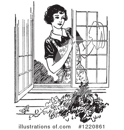 Royalty-Free (RF) Housewife Clipart Illustration by Picsburg - Stock Sample #1220861