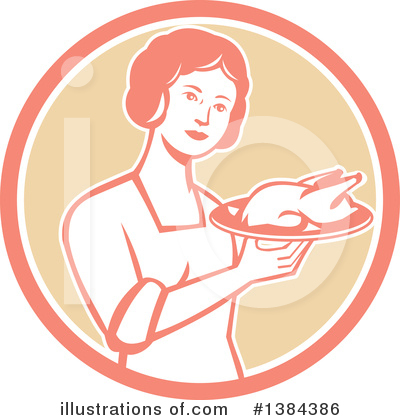 Royalty-Free (RF) Housewife Clipart Illustration by patrimonio - Stock Sample #1384386