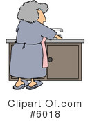 Housewife Clipart #6018 by djart