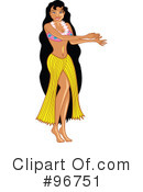Hula Girl Clipart #96751 by Andy Nortnik