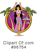 Hula Girl Clipart #96754 by Andy Nortnik