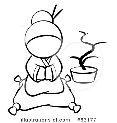 Sitting Clipart #63177 by Leo Blanchette