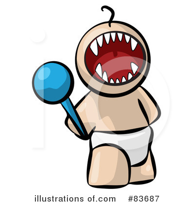 Rattle Clipart #83687 by Leo Blanchette