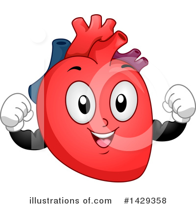 Royalty-Free (RF) Human Heart Clipart Illustration by BNP Design Studio - Stock Sample #1429358