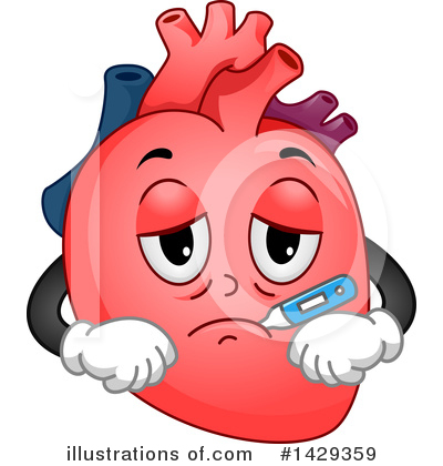 Royalty-Free (RF) Human Heart Clipart Illustration by BNP Design Studio - Stock Sample #1429359