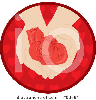 Royalty-Free (RF) Human Heart Clipart Illustration by Rosie Piter - Stock Sample #63091