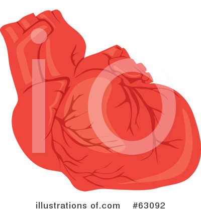 Royalty-Free (RF) Human Heart Clipart Illustration by Rosie Piter - Stock Sample #63092