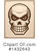 Human Skull Clipart #1432643 by Cory Thoman