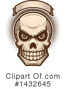 Human Skull Clipart #1432645 by Cory Thoman