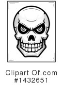 Human Skull Clipart #1432651 by Cory Thoman